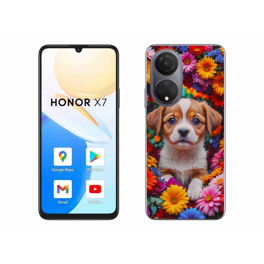Gél borítás mmCase a Honor X7-hez - aranyos kiskutya