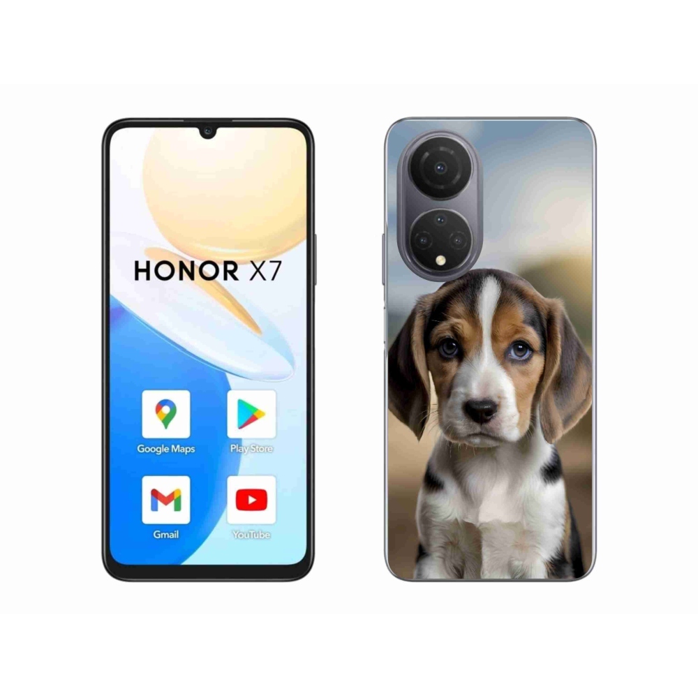 Gél borítás mmCase a Honor X7-hez - aranyos beagle