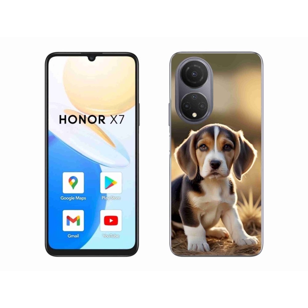 Gél borítás mmCase a Honor X7-hez - aranyos beagle