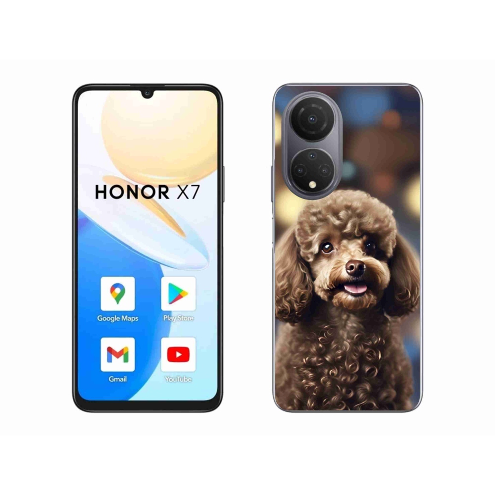 Gél borítás mmCase a Honor X7-hez - aranyos uszkár