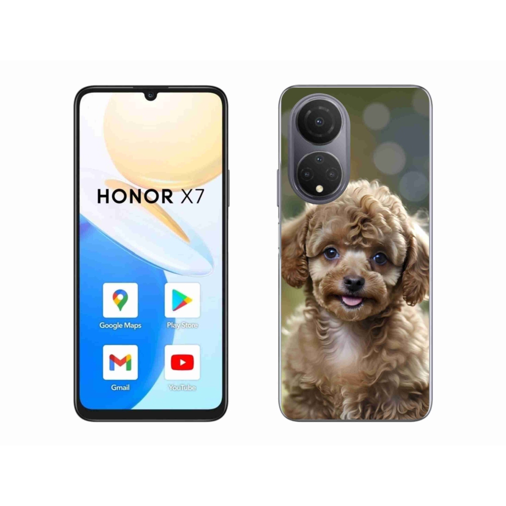 Gél borítás mmCase a Honor X7-hez - aranyos uszkár