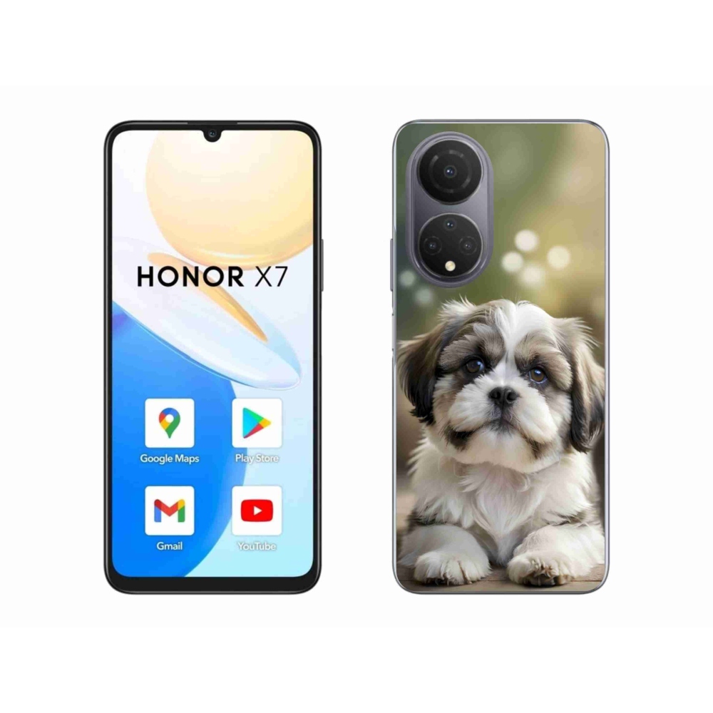 Gél borítás mmCase a Honor X7-hez - aranyos shih-tzu