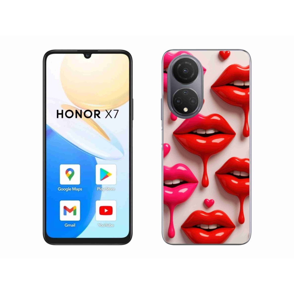 Zselés borítás mmCase a Honor X7-hez - ajkak 2