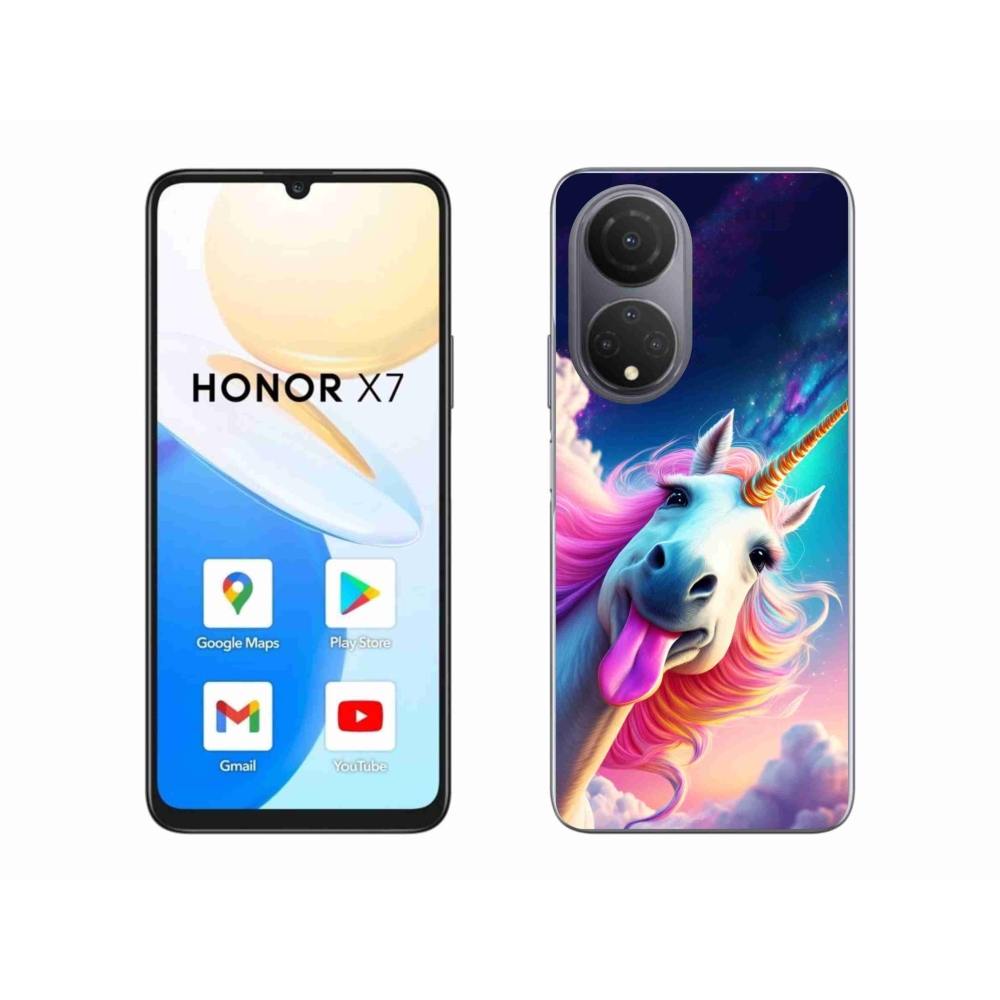 Gél borítás mmCase a Honor X7-hez - őrült egyszarvú