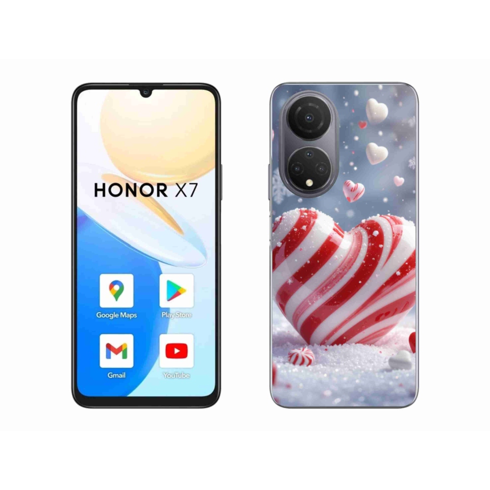 Gél borító mmCase a Honor X7-hez - édes szív