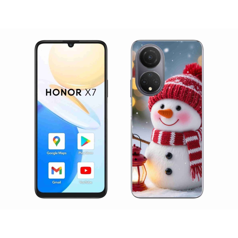 Zselés borítás mmCase a Honor X7-hez - hóember 2