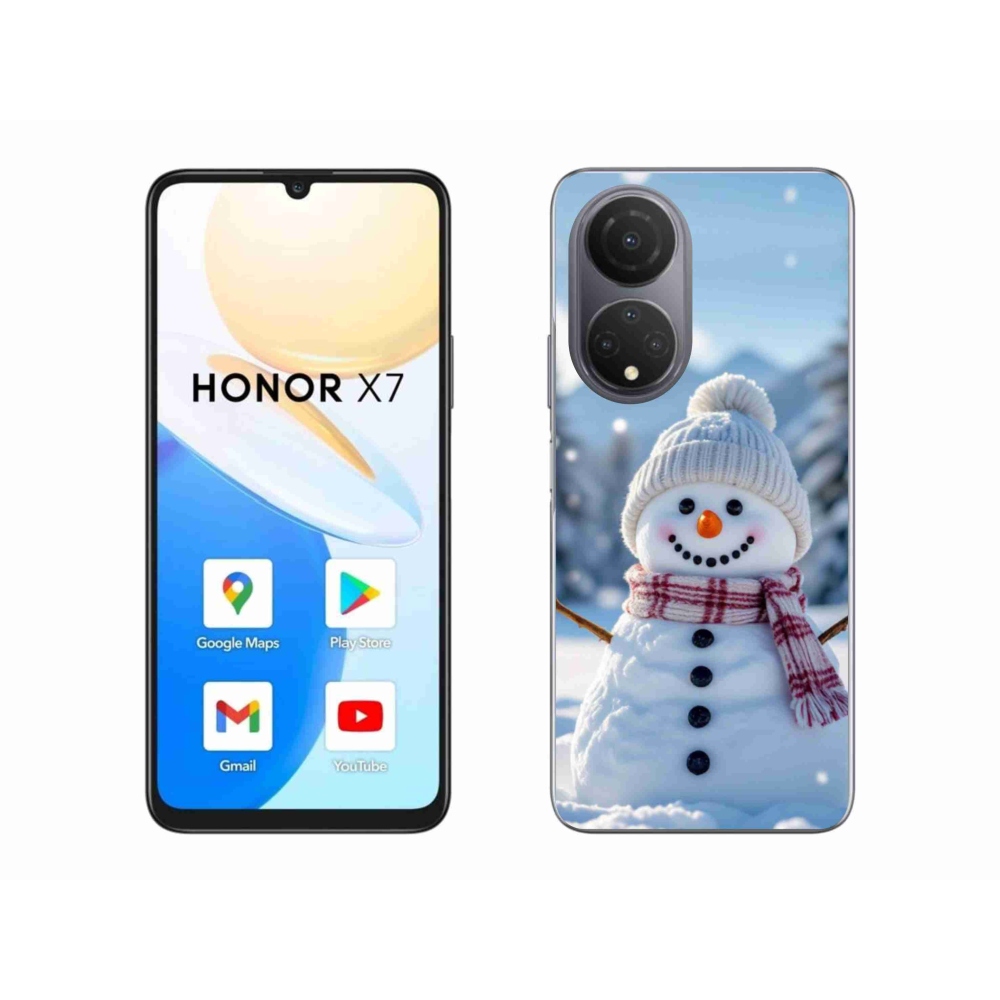 Gél borítás mmCase a Honor X7-hez - hóember 3