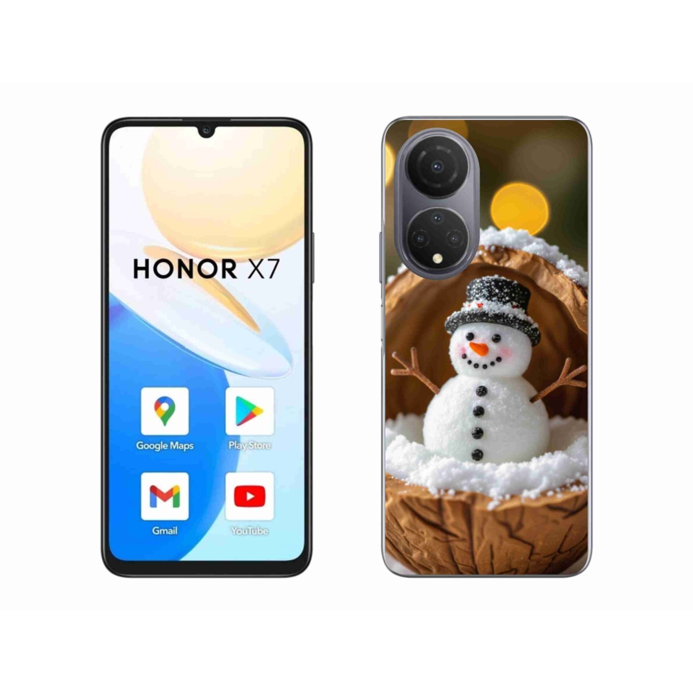 Gél borítás mmCase a Honor X7-hez - hóember 4