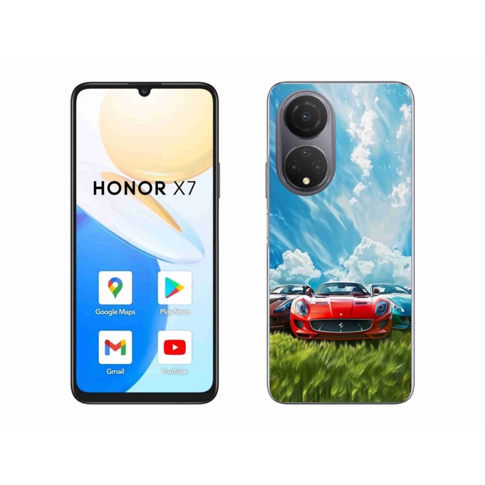 Gél borítás mmCase a Honor X7-hez - sportkocsikhoz