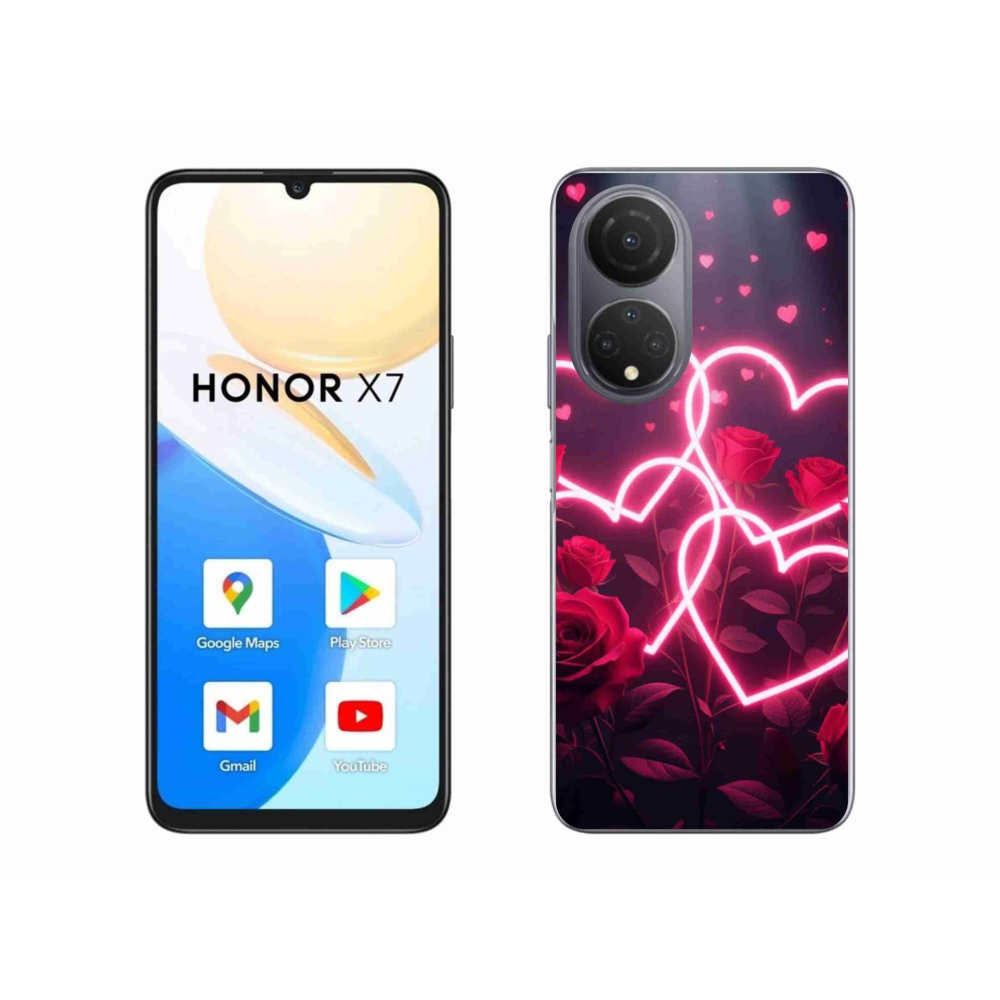 Gél borítás mmCase a Honor X7 készülékhez - Szerelem szíve