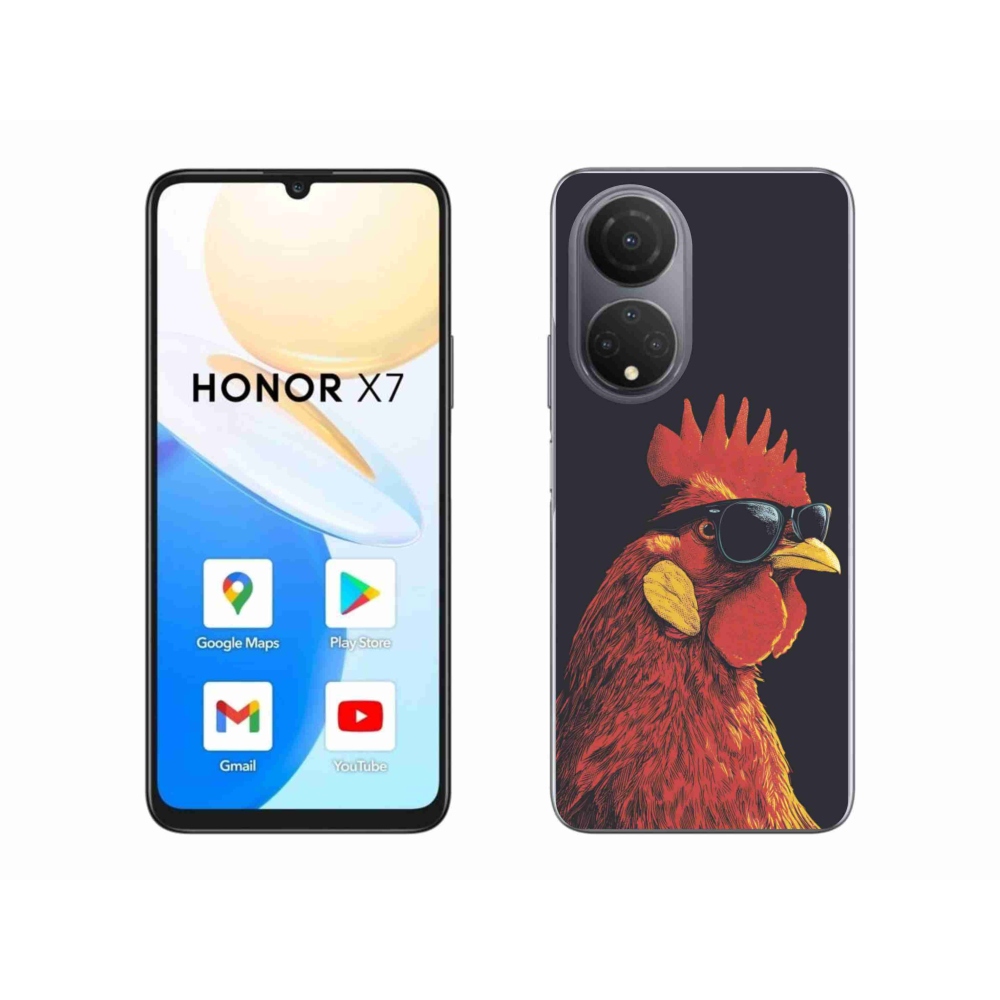 Gél borítás mmCase a Honor X7-hez - stílusos kakas