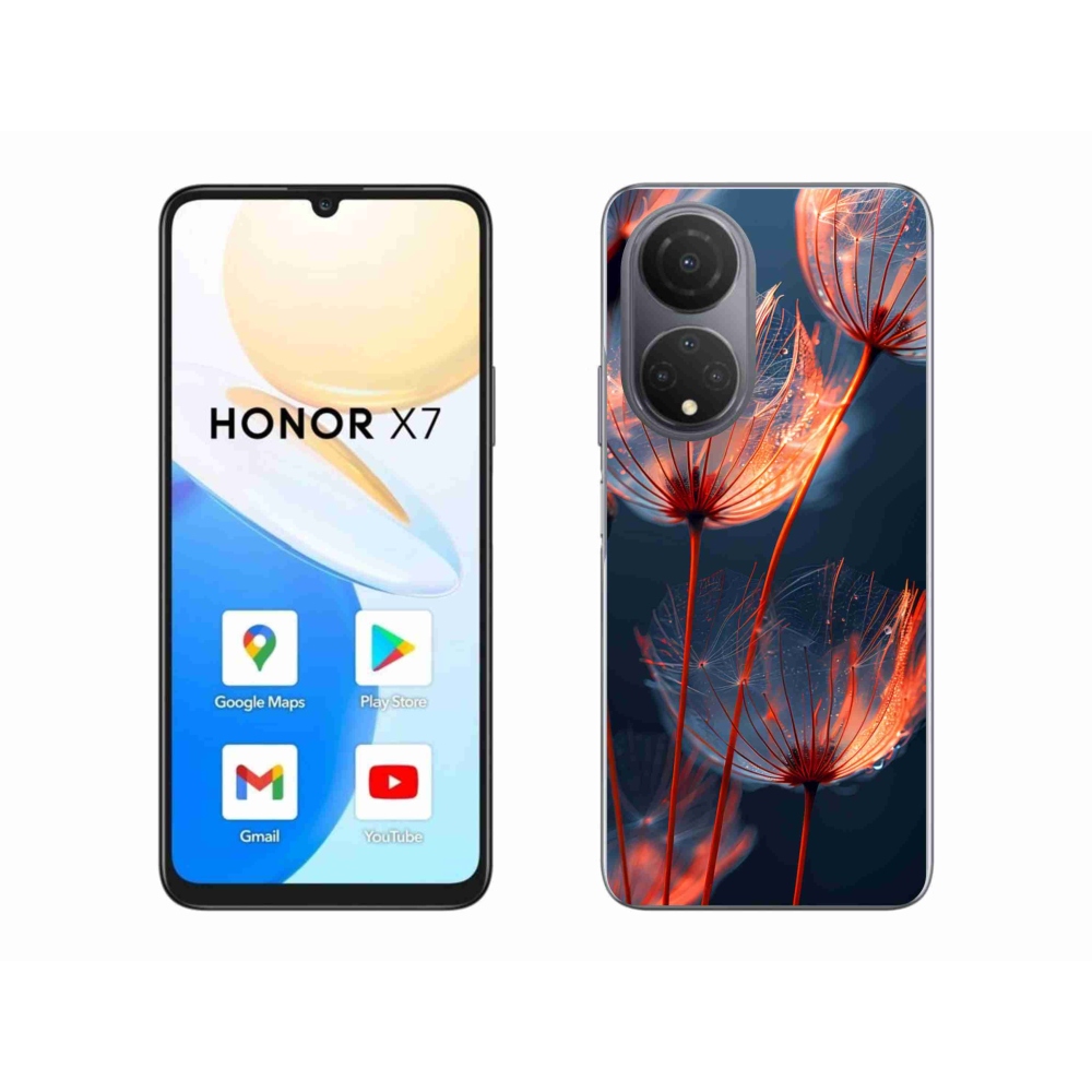Zselés borítás mmCase a Honor X7-hez - világító pehely