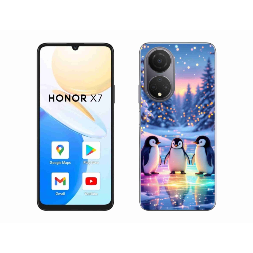 Zselés borítás mmCase a Honor X7-hez - pingvinek