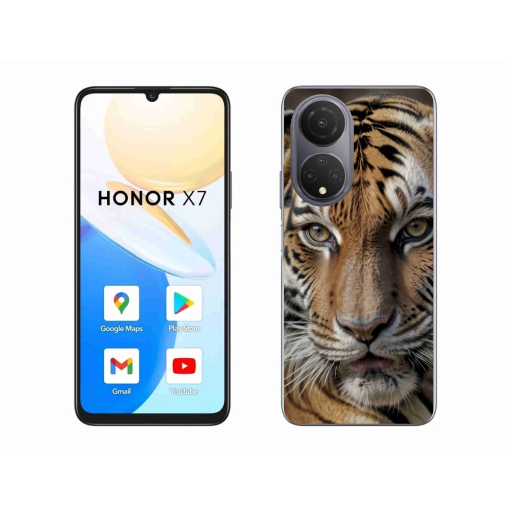 Zselés borítás mmCase a Honor X7-hez - tigris nézet