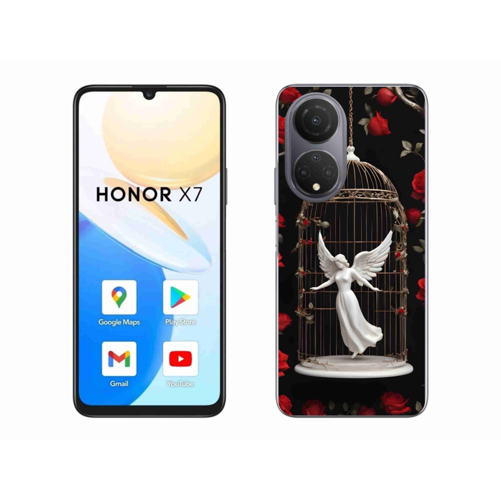 Zselés borítás mmCase a Honor X7-hez - csapdába esett angyal