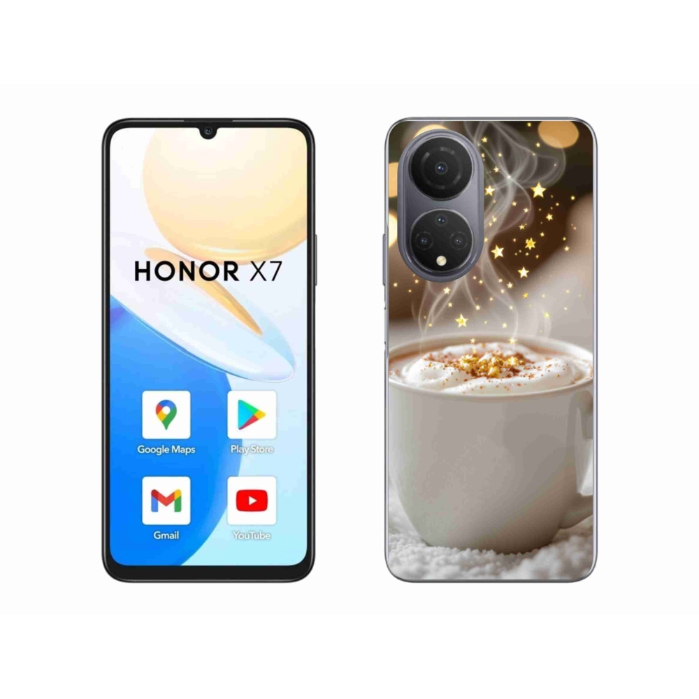 Gél borítás mmCase a Honor X7-hez - Karácsonyi forró ital