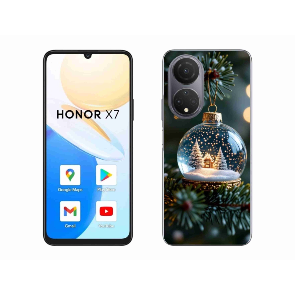 Gél borítás mmCase a Honor X7-hez - Karácsonyi gömbök 2