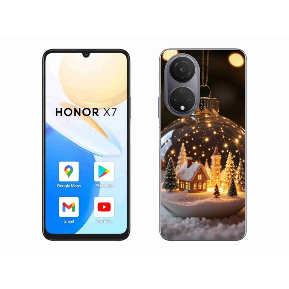Gél borítás mmCase a Honor X7-hez - Karácsonyi gömbök 3