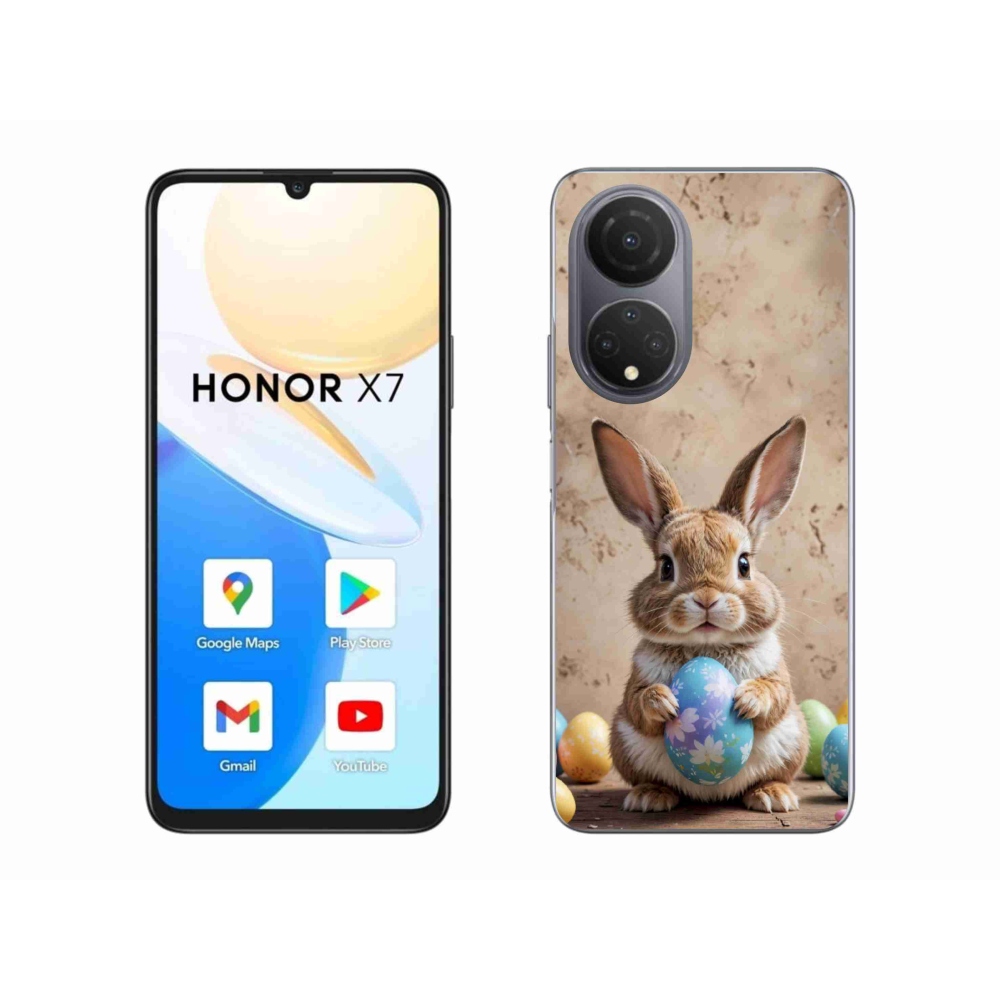 Gél borítás mmCase a Honor X7 készülékhez - Húsvéti nyuszi