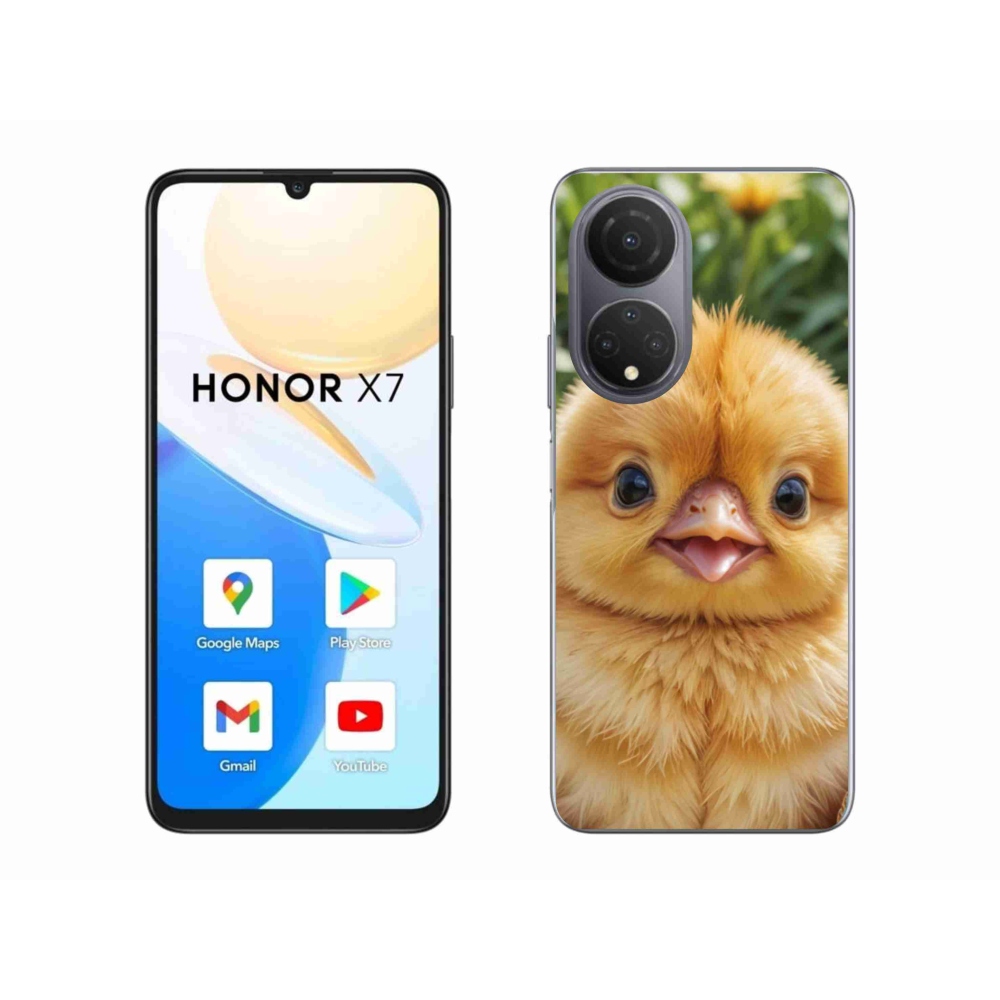 Gél borító mmCase a Honor X7-hez - boldog csaj