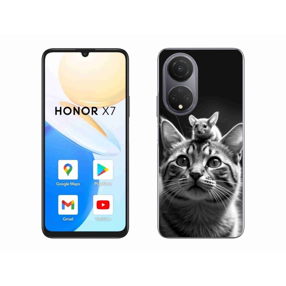 Gél borítás mmCase a Honor X7-hez - állatbarátság 2