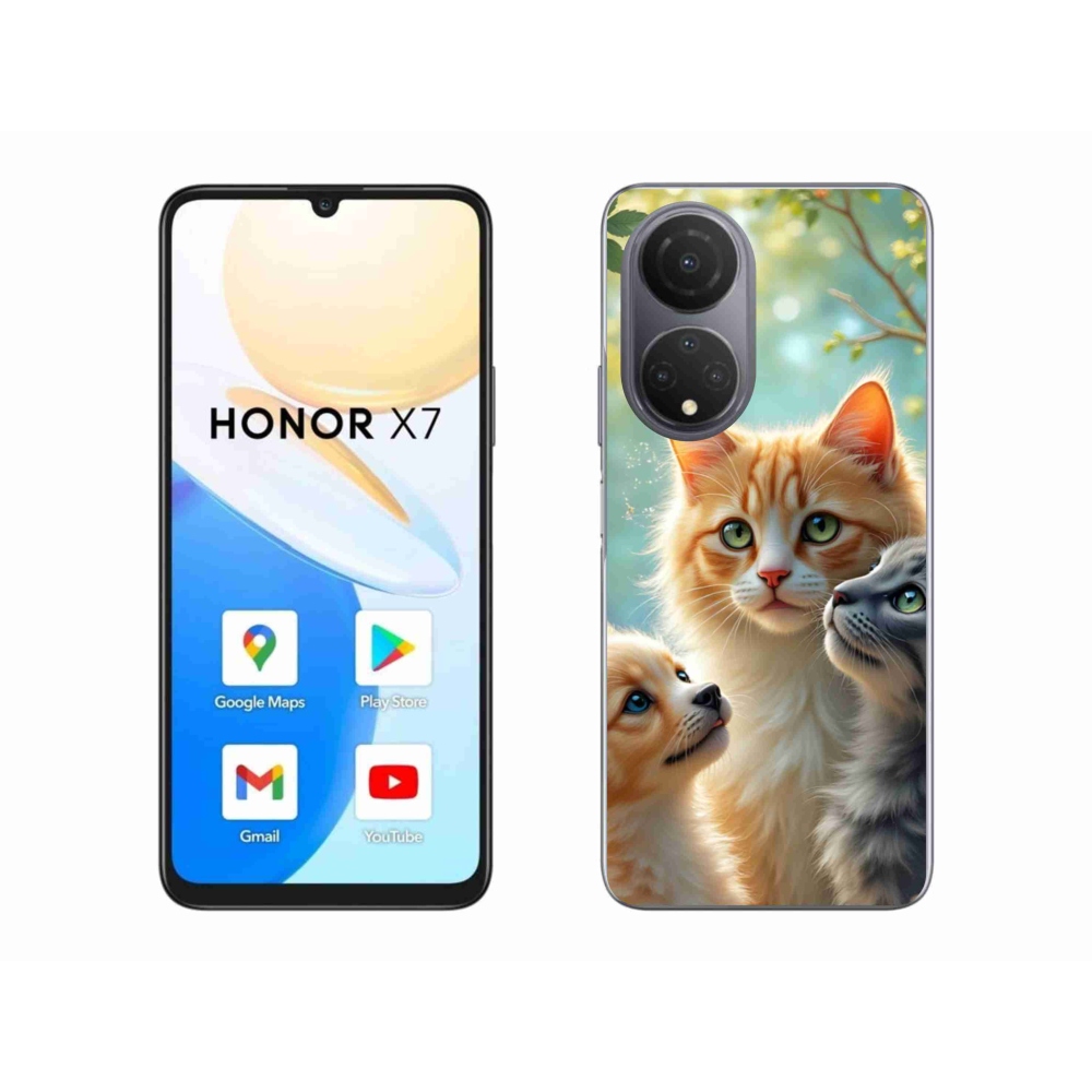 Gél borítás mmCase a Honor X7-hez - állatbarátság 2