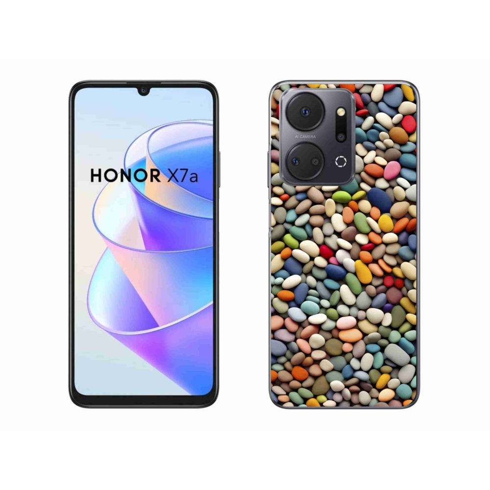 Zselés borítás mmCase a Honor X7a készülékhez - színes strasszkövek 2