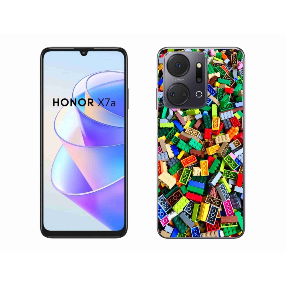 Zselés borítás mmCase a Honor X7a készülékhez - színes építőelemek