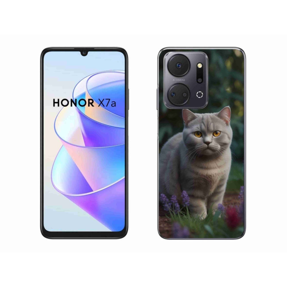 Zselés borítás mmCase a Honor X7a készülékhez - brit macska