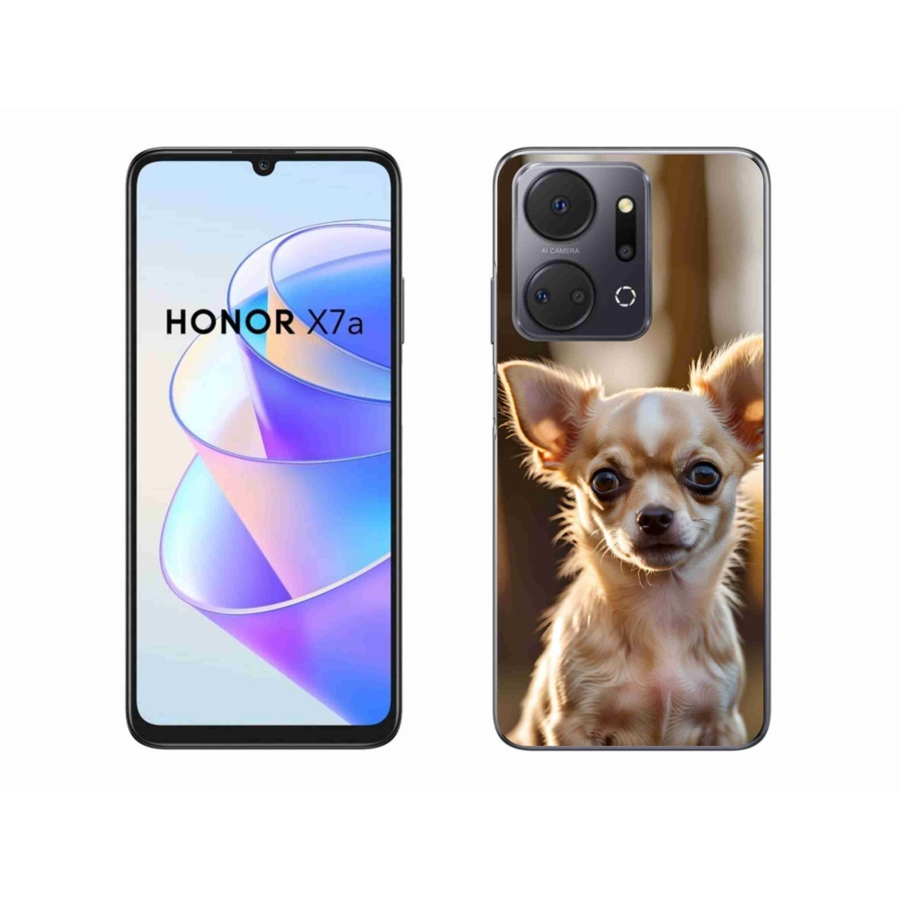 Gél borítás mmCase a Honor X7a számára - chihuahua 6