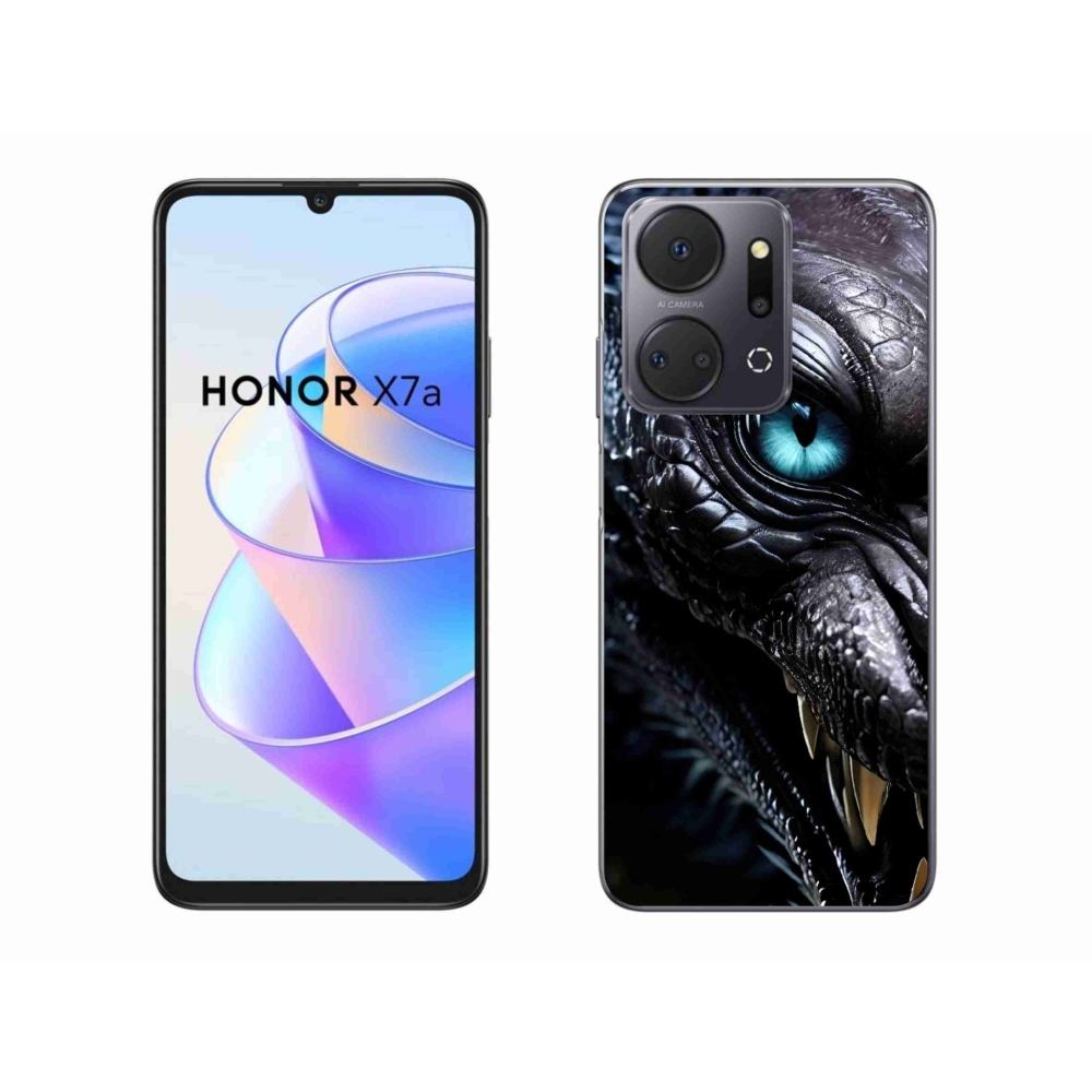 Zselés borítás mmCase a Honor X7a készülékhez - sárkány nézet