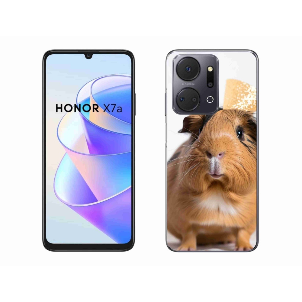 Zselés borítás mmCase a Honor X7a készülékhez - barna tengerimalac
