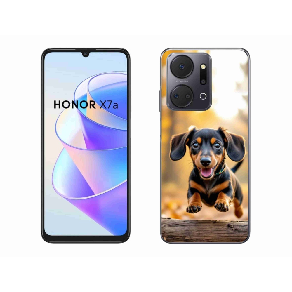 Zselés borítás mmCase a Honor X7a készülékhez - tacskó 2