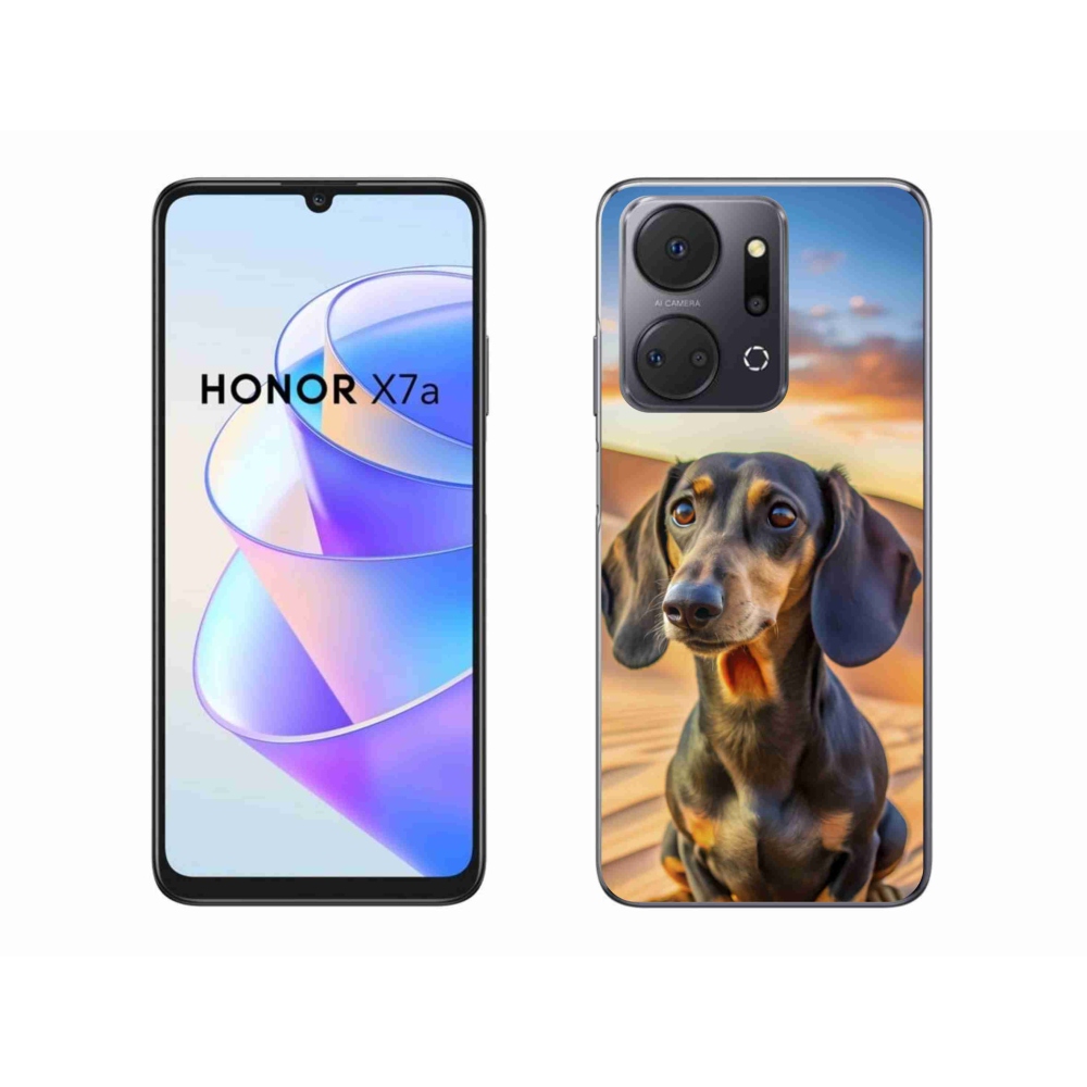 Zselés borítás mmCase a Honor X7a készülékhez - tacskó 3