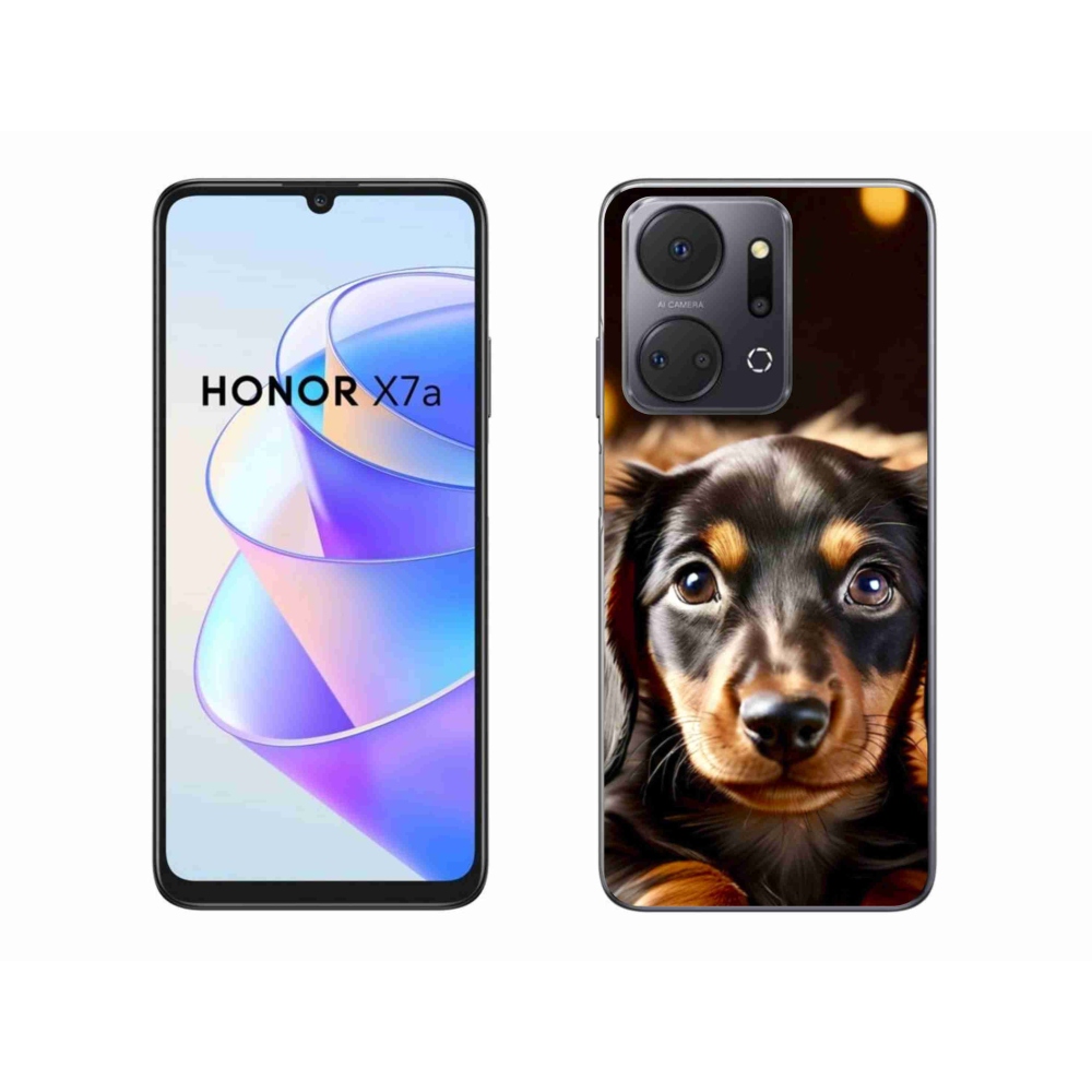 Zselés borítás mmCase a Honor X7a készülékhez - tacskó