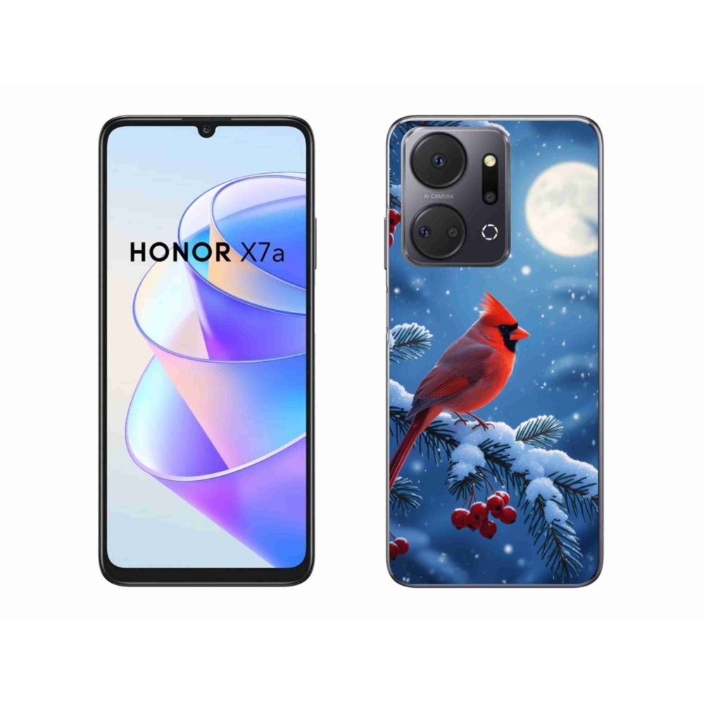 Zselés borítás mmCase a Honor X7a készülékhez - kardinálpiros színű