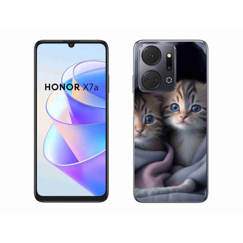 Zselés borítás mmCase a Honor X7a készülékhez - cat duo 2