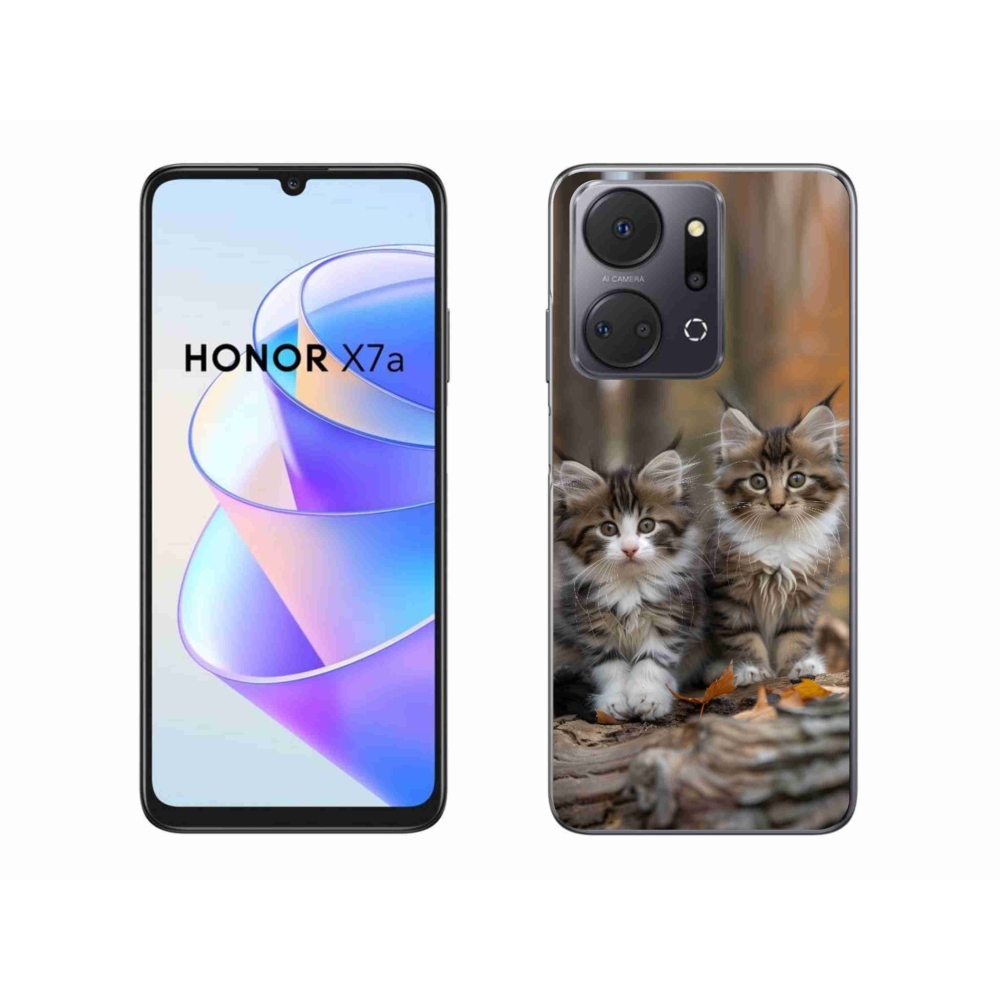 Zselés borítás mmCase a Honor X7a készülékhez - cat duo 3