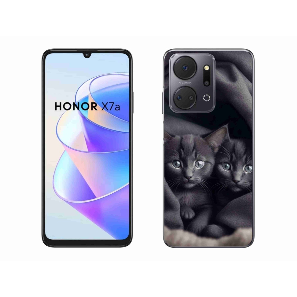 Zselés borítás mmCase a Honor X7a készülékhez - cat duo