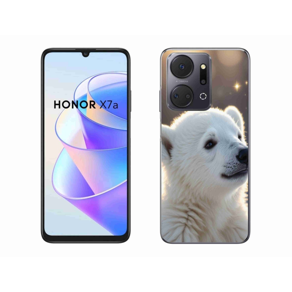 Zselés borítás mmCase a Honor X7a készülékhez - jegesmedve