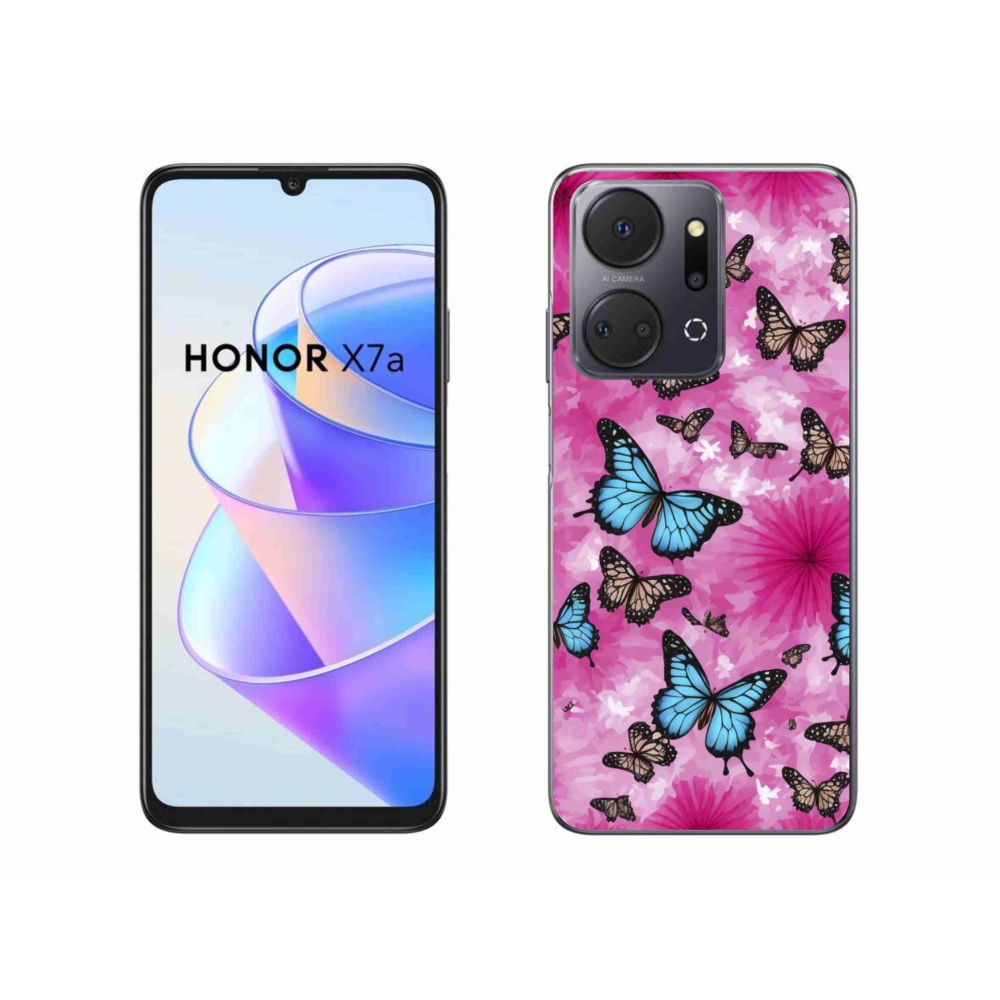 Zselés borítás mmCase a Honor X7a készülékhez - pillangókert
