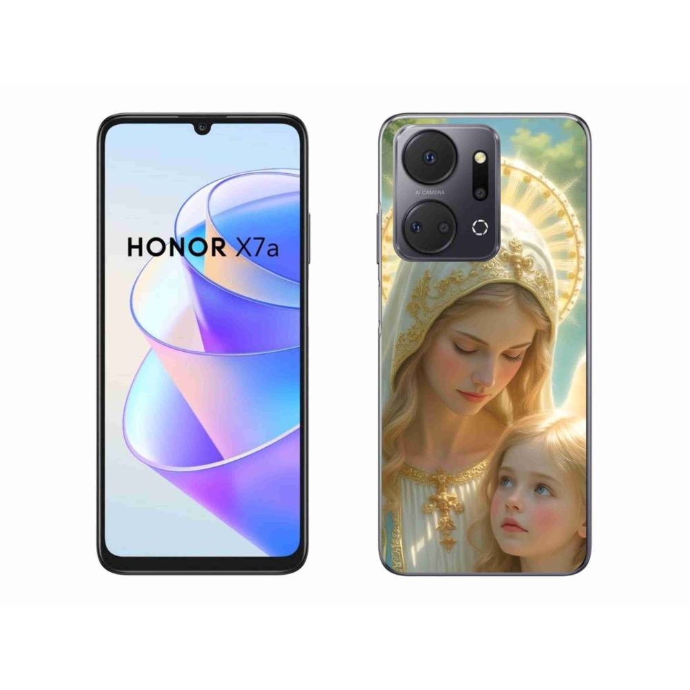 Gél borítás mmCase a Honor X7a számára - Vallásos motívum 2