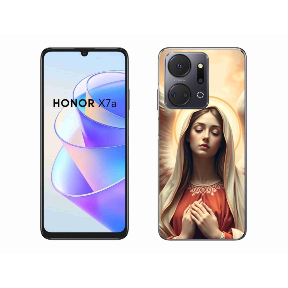 Gél borító mmCase a Honor X7a számára - vallási téma