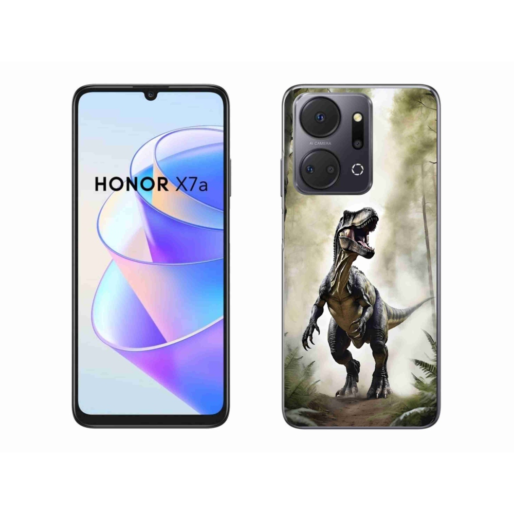 Gél borítás mmCase a Honor X7a készülékhez - dühös T-Rex