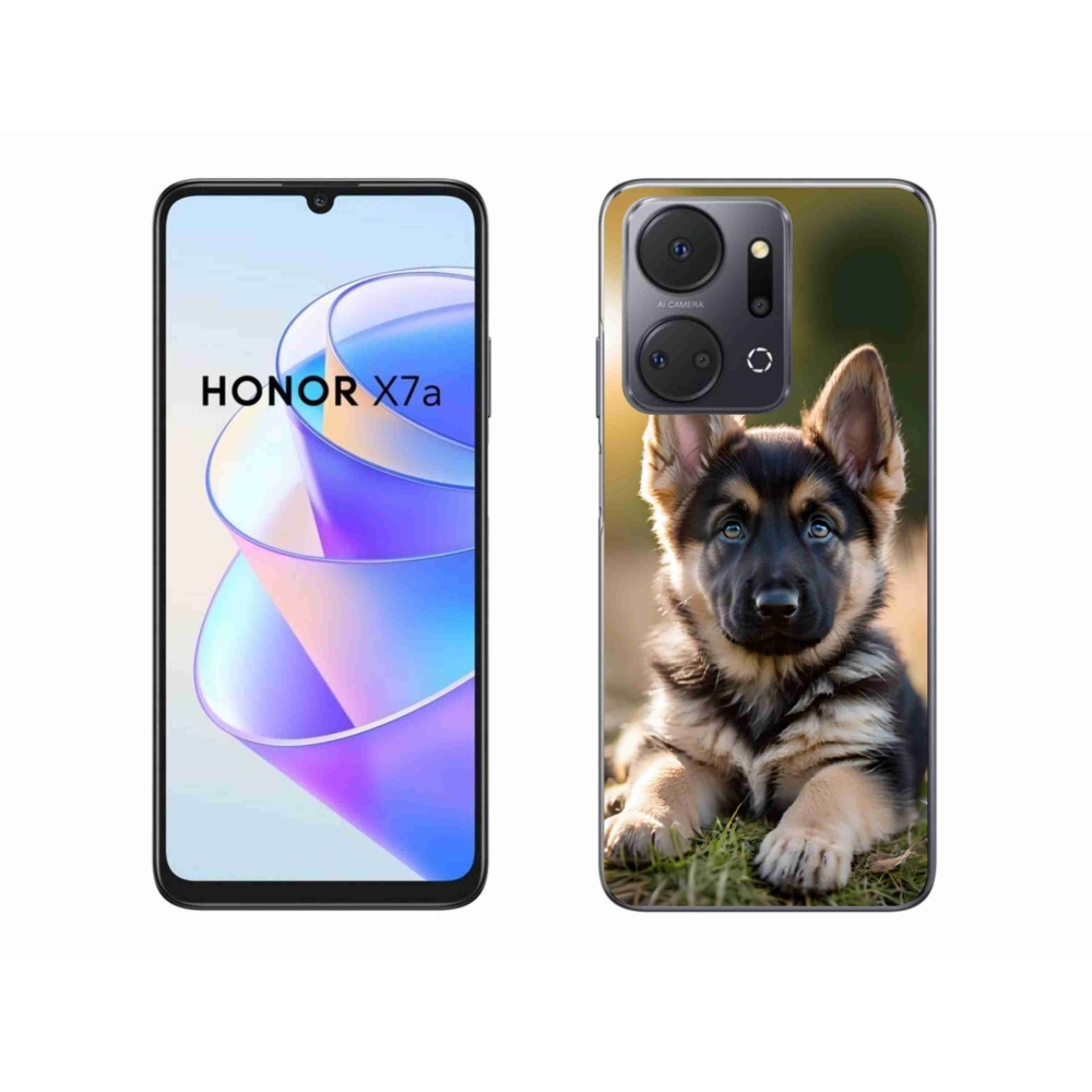 Gél borítás mmCase a Honor X7a számára - Német juhászkutya a természetben