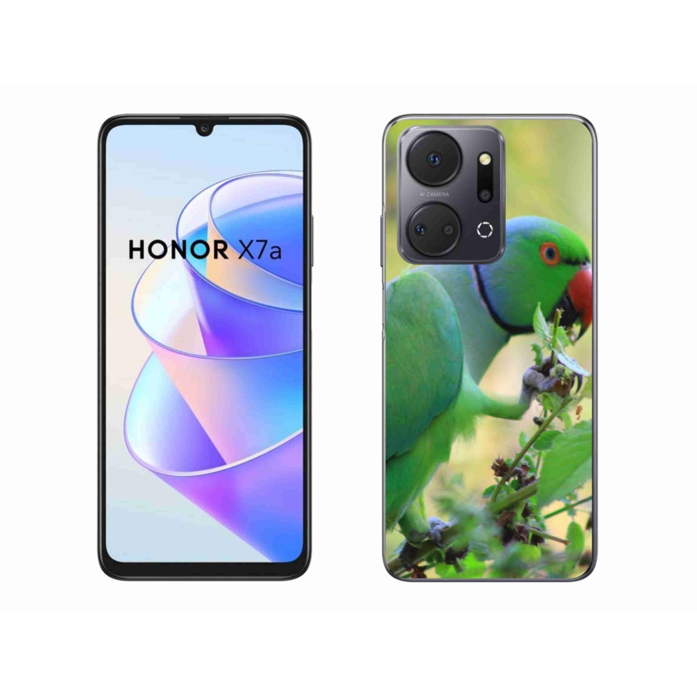 Zselés borítás mmCase a Honor X7a készülékhez - papagáj alexandr