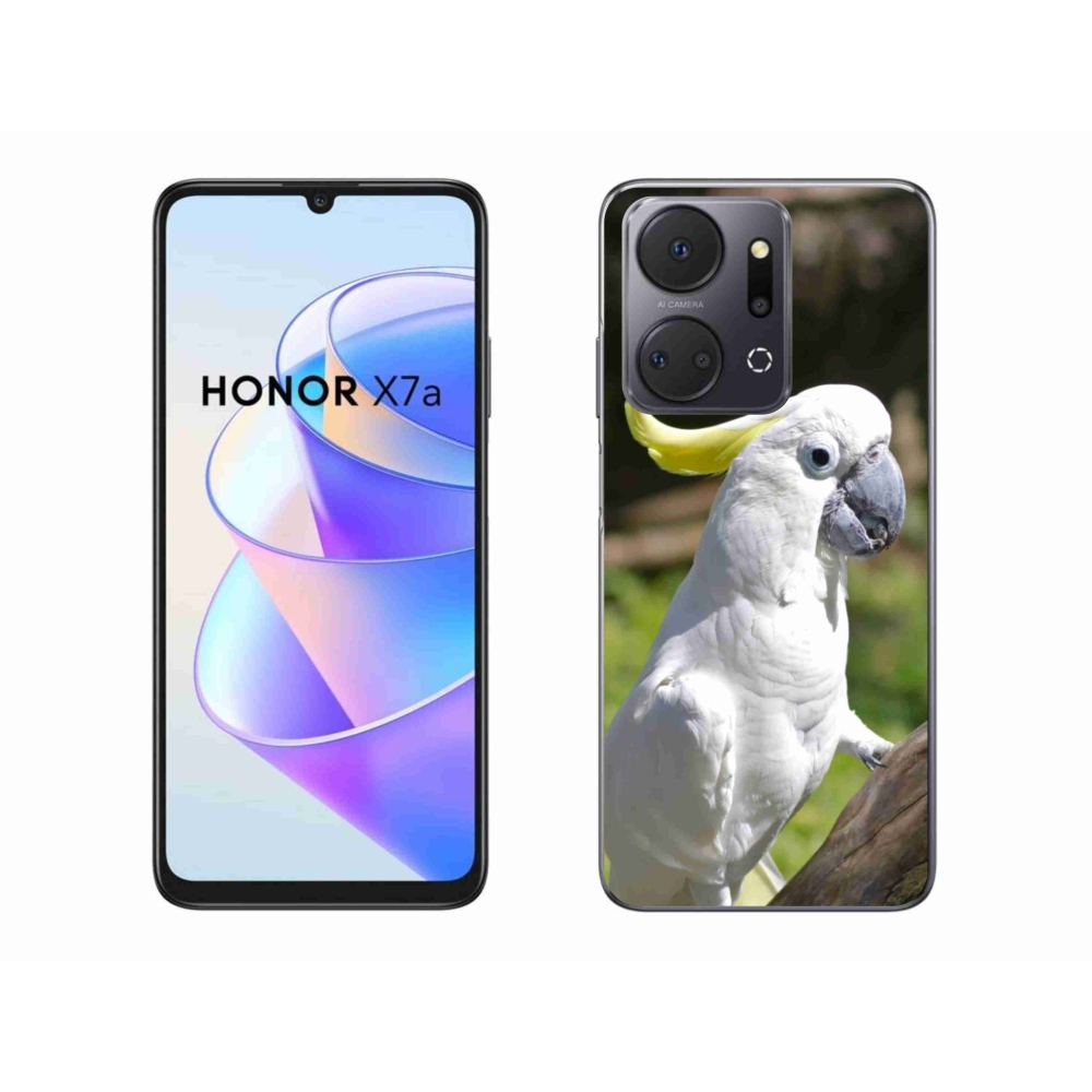 Zselés borítás mmCase a Honor X7a készülékhez - papagáj kakadu 2