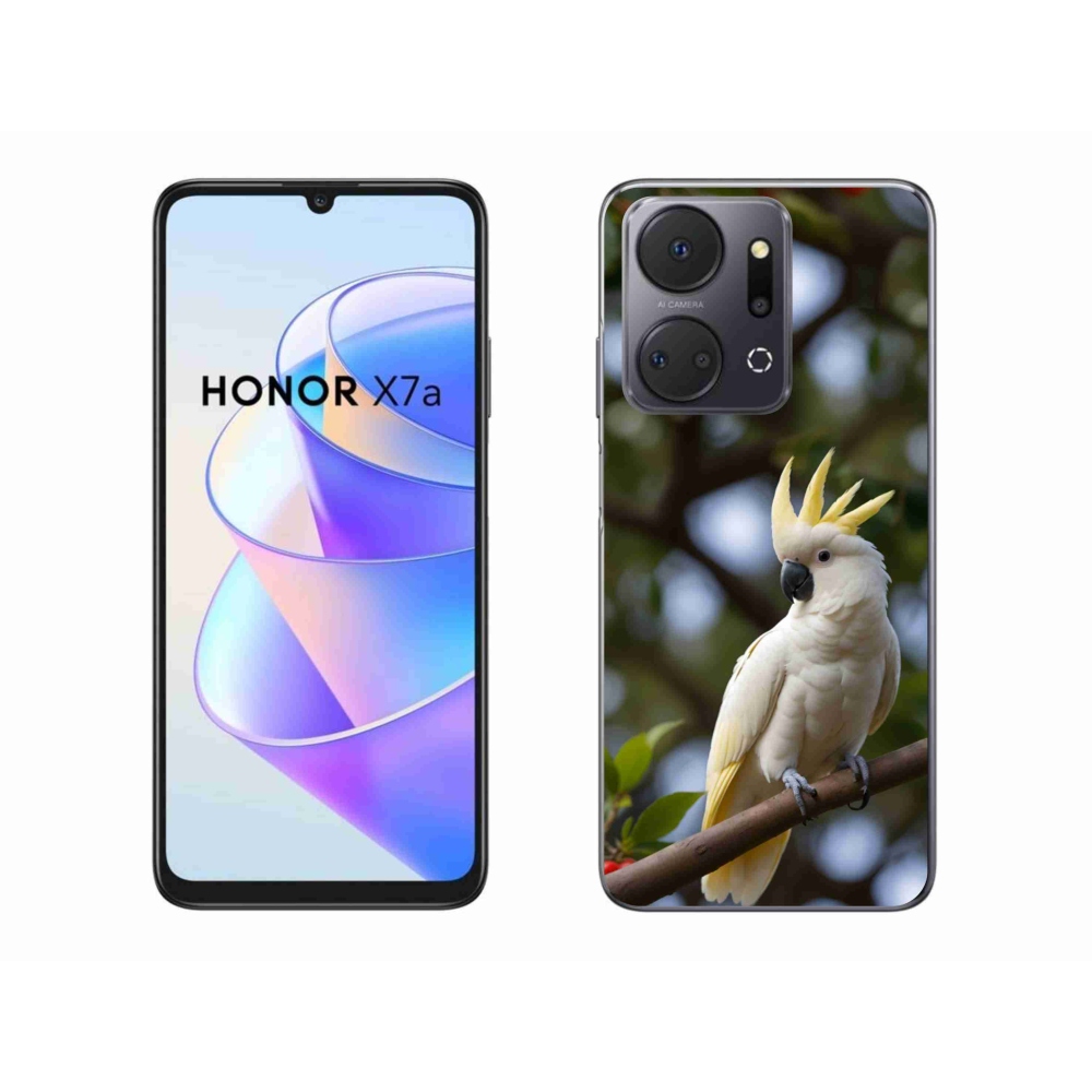 Zselés borítás mmCase a Honor X7a készülékhez - papagáj kakadu 3