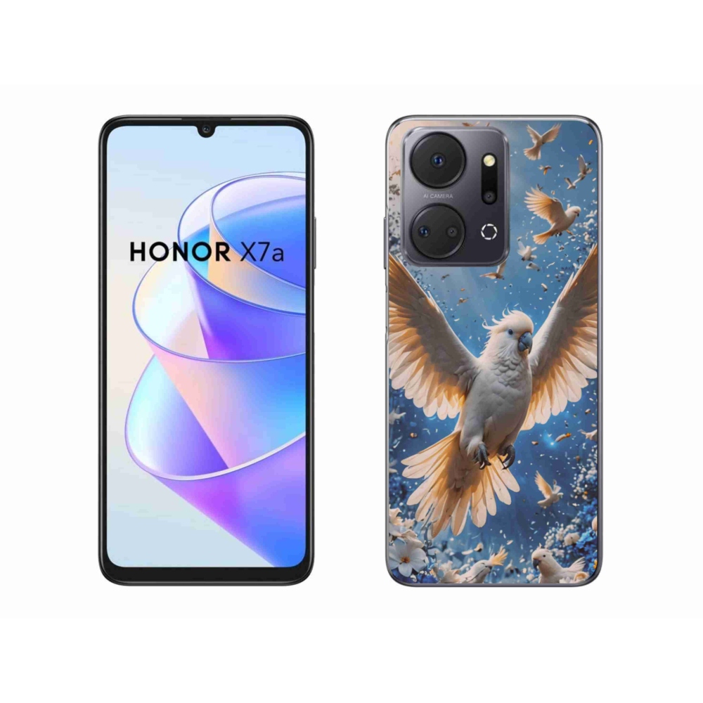 Gél borítás mmCase a Honor X7a készülékhez - papagáj kakadu