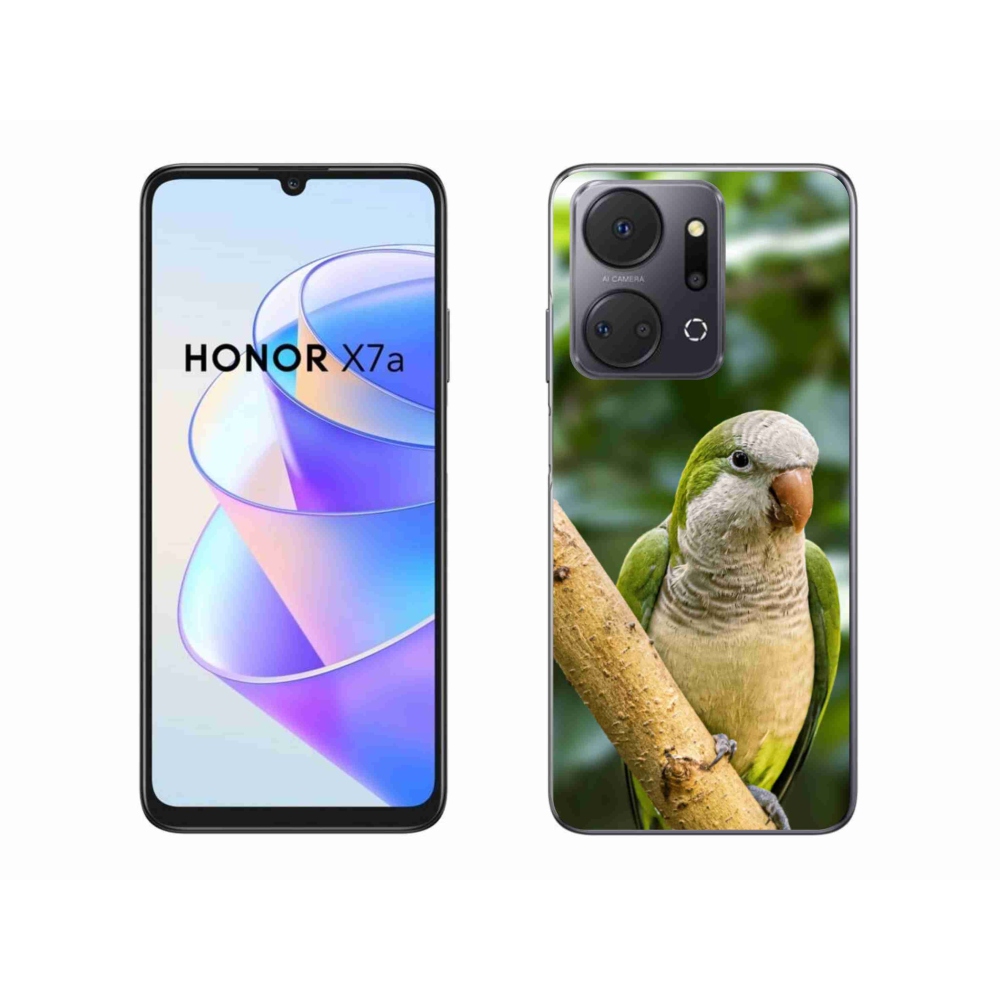 Zselés borítás mmCase a Honor X7a készülékhez - papagáj